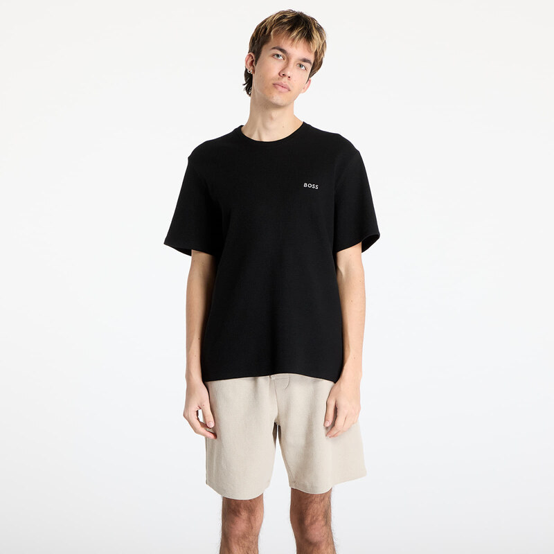 Tričko Hugo Boss Mens Waffle T-Shirt Black M 62969361