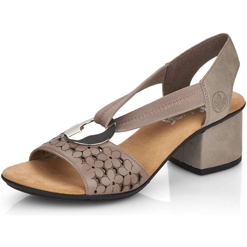 E-shop Dámske sandále RIEKER 64677-64 béžová S5