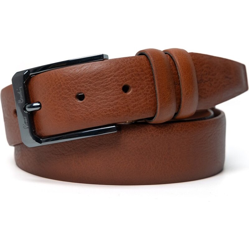 Kožený opasok Pierre Cardin 093 Cognac 62971256