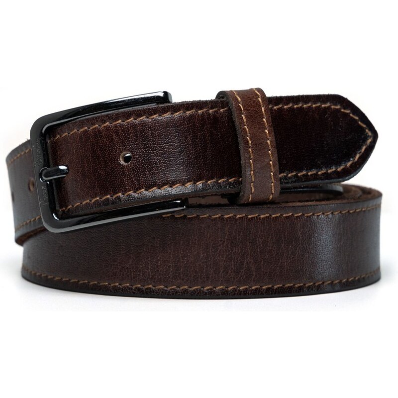 Kožený opasok Pierre Cardin 5072 COGNAC 67408303