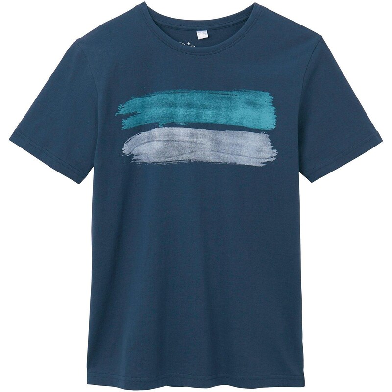 bonprix Tričko v módnych farbách, farba modrá 50747614