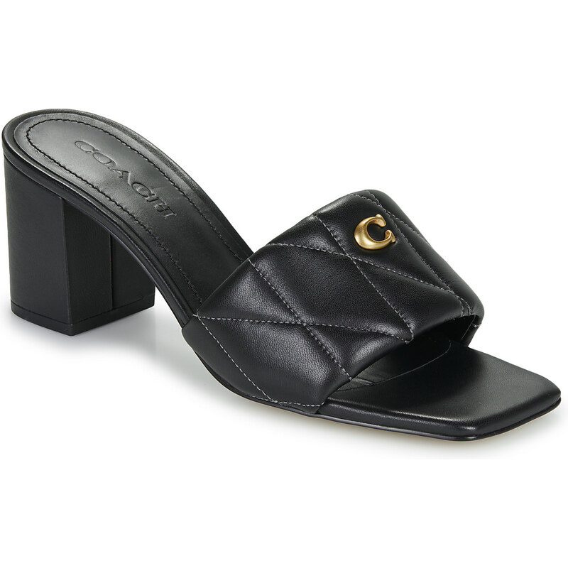 Coach Šľapky QUILTED BLOCK HEEL SANDAL Coach 64104943