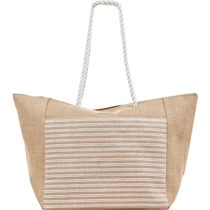 Verde Dámska plážová taška 14-0336 beige 66587121