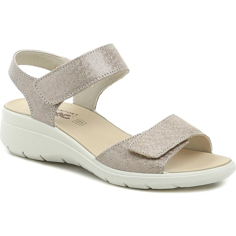 IMAC I3639e41 béžové dámske sandále na kline 62971551