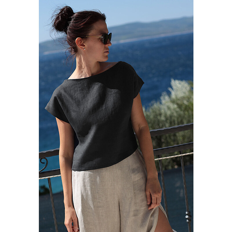 Autorské triko Lotika zo 100% lanu 63935799