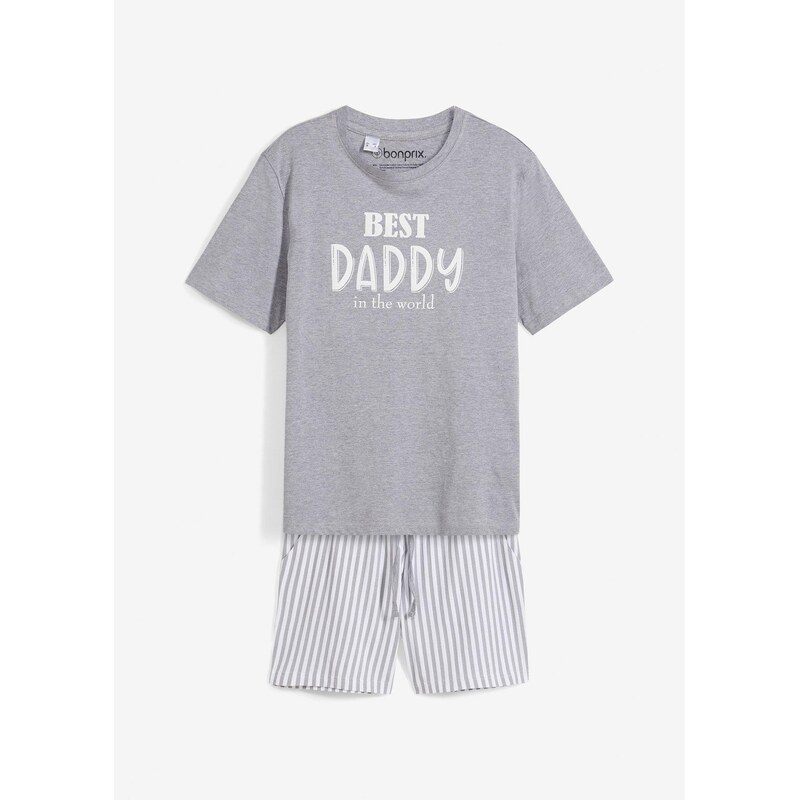 bonprix Krátke pyžamo, farba šedá 62972162