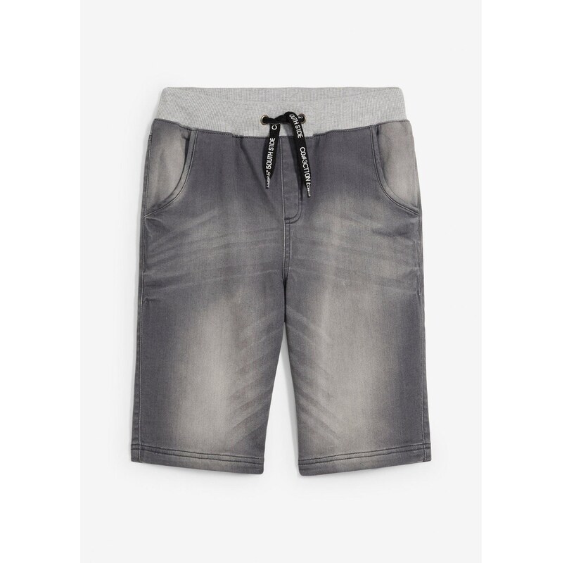 bonprix Teplákové bermudy Regular Fit, farba šedá 62972263