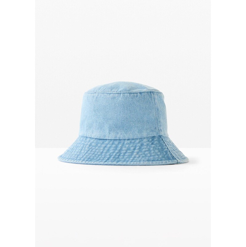 bonprix Klobúk z bavlneného denumu, farba modrá 62972605