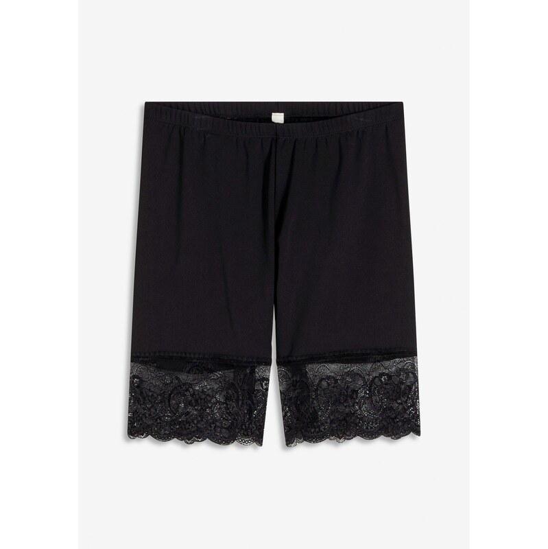 bonprix Cyklistické šortky z chladivého polyamidu s čipkou, zabraňujú 62972792