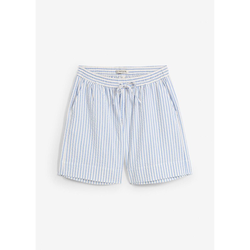 bonprix Šortky z čistej bavlny, farba modrá 62972842