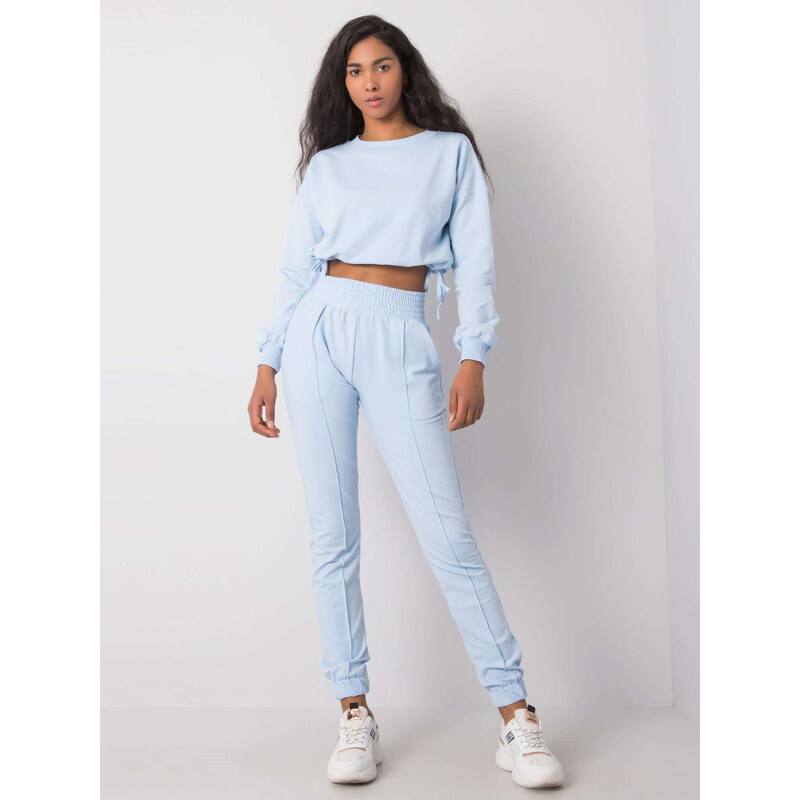 RUE PARIS Svetlo modrá tepláková súprava RV-KMPL-6692.70-blue 57947570