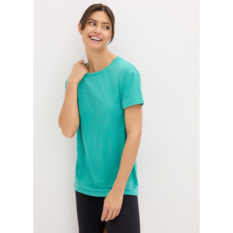 bonprix Funkčné tričko (2 ks v balení), rýchlo schnúce, farba zelená 62972283