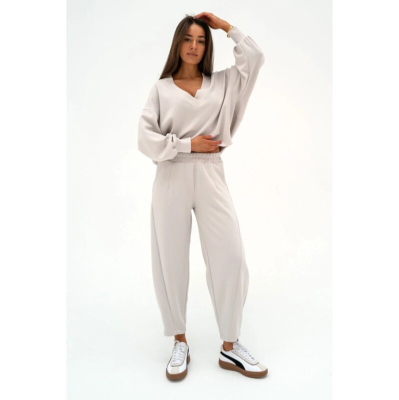 Mosquito Dámske tepláky soft Ollie Coconut kokosové, Farba kokosová 62973940