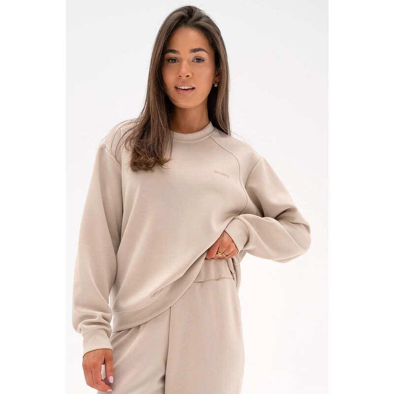Mosquito Dámska tepláková mikina soft Shanti Beige béžová, Farba 62973932
