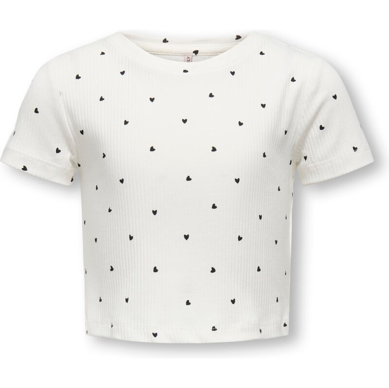 ONLY GIRLS Tričko KOGBella čierna / biela 62978540