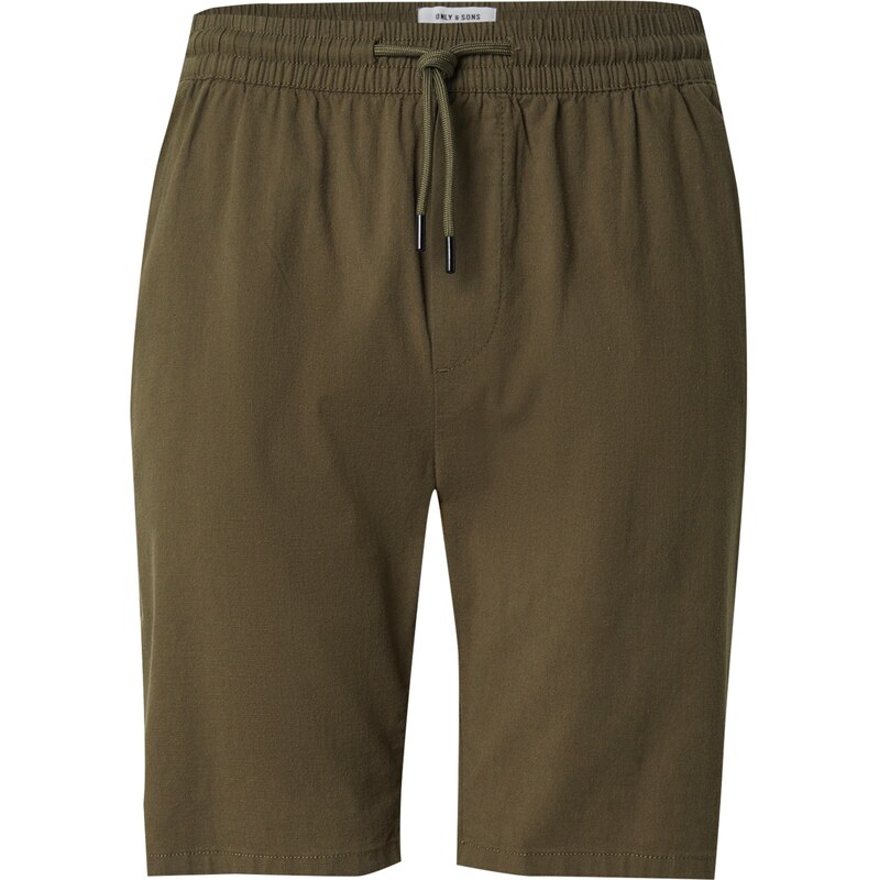 Only & Sons Chino nohavice ONSCAPRI olivová 62978662