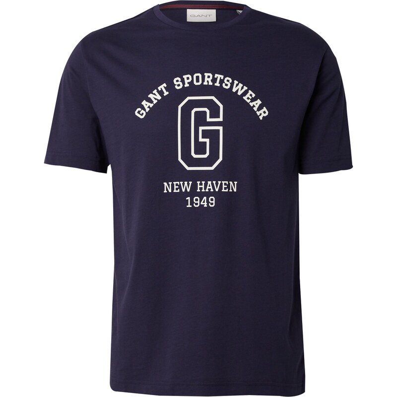 GANT Tričko tmavomodrá / biela 62979032