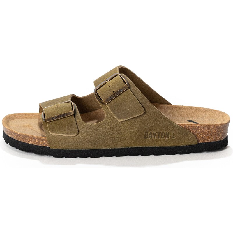 Bayton Šľapky Athena kaki 63145283