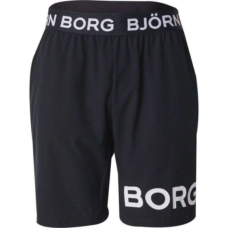 BJÖRN BORG Športové nohavice čierna / biela 63166736