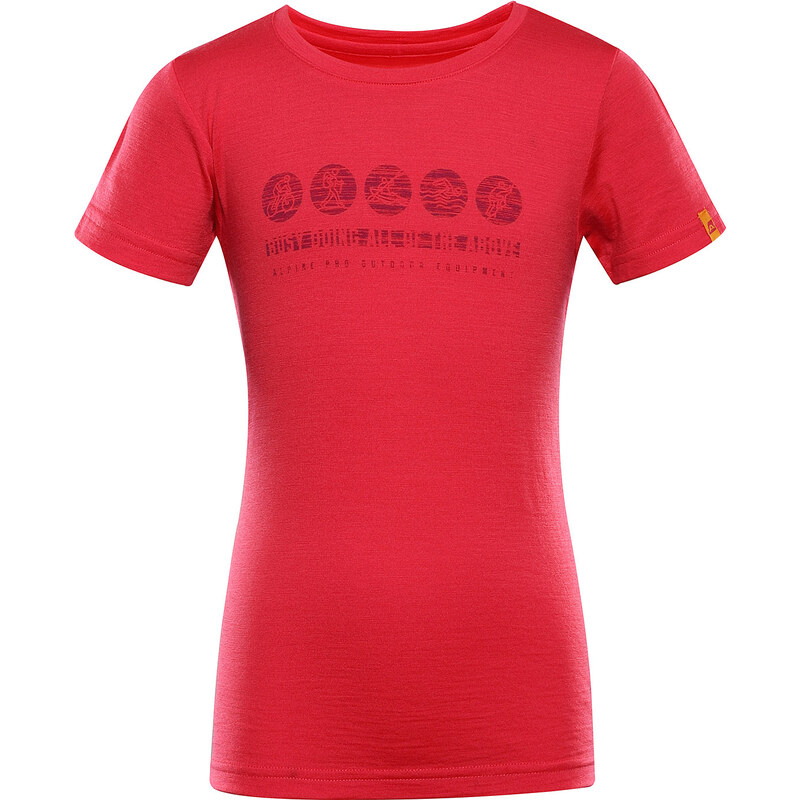 ALPINE PRO - MERENO 2 DETSKÉ TRIČKO Z MERINO VLNY 62993042