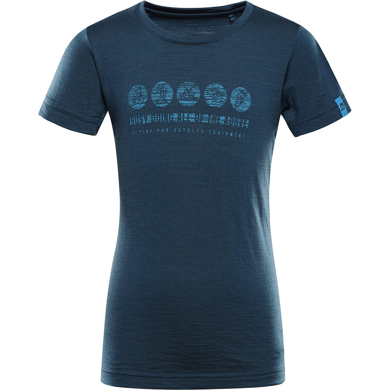 ALPINE PRO - MERENO 2 DETSKÉ TRIČKO Z MERINO VLNY 62993043