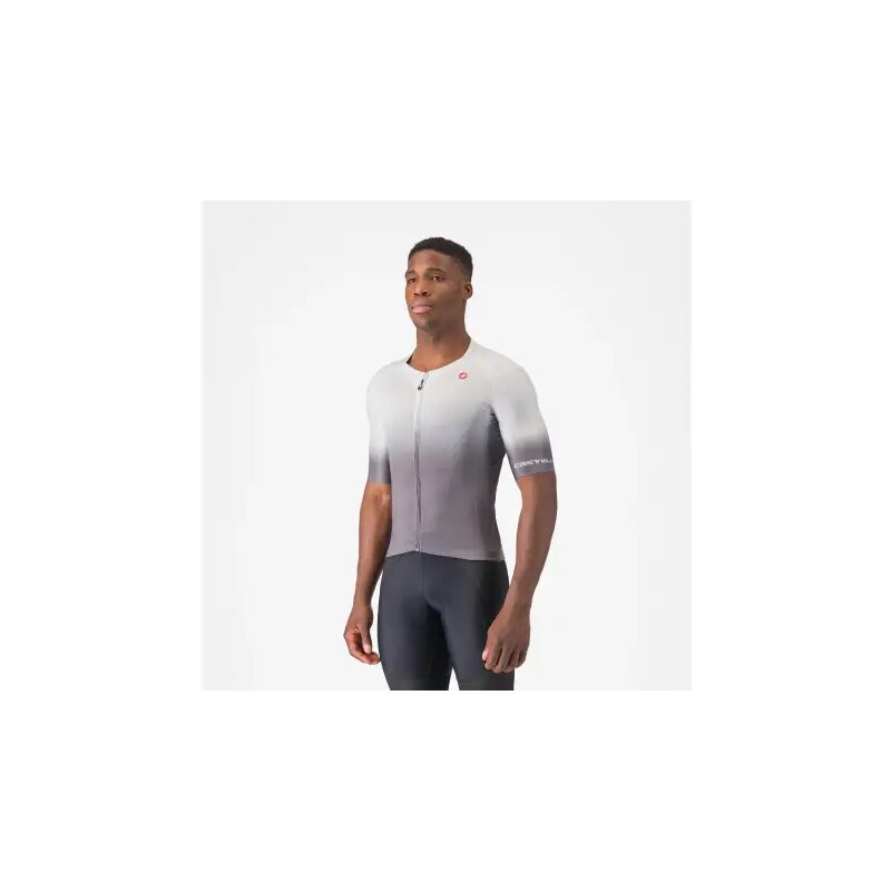 Castelli UPF pánsky dres krátky rukáv Silver Grey vel. M 62984905