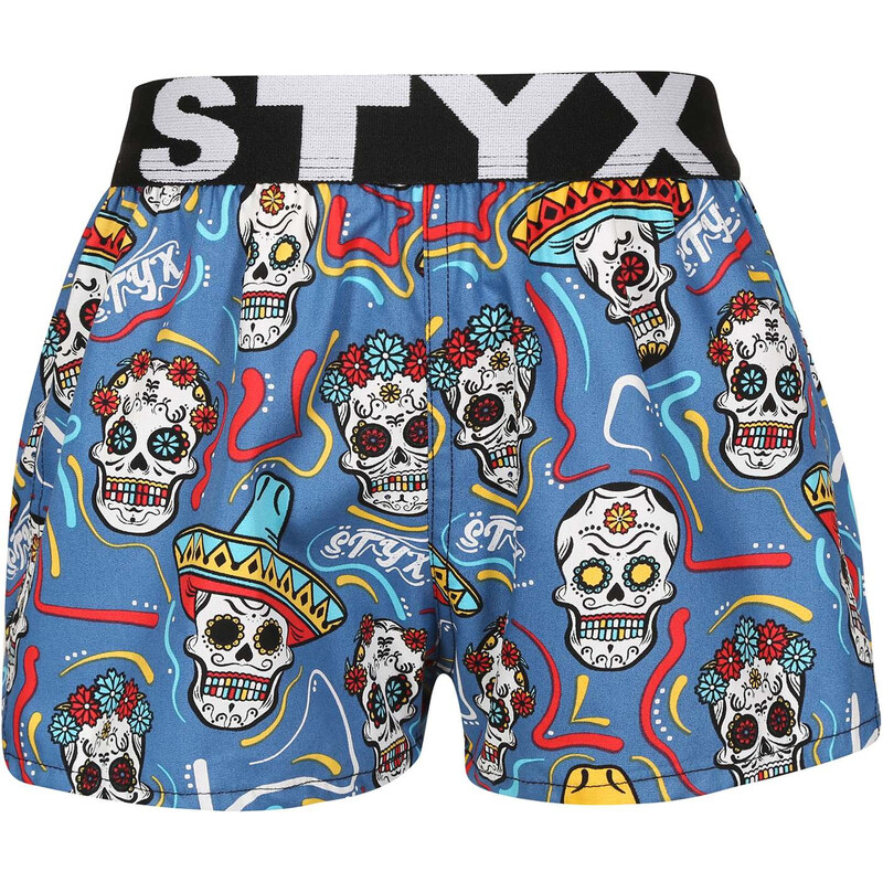 Detské trenky Styx art športová guma lebky (BJ1856) 4-5 let 66060814