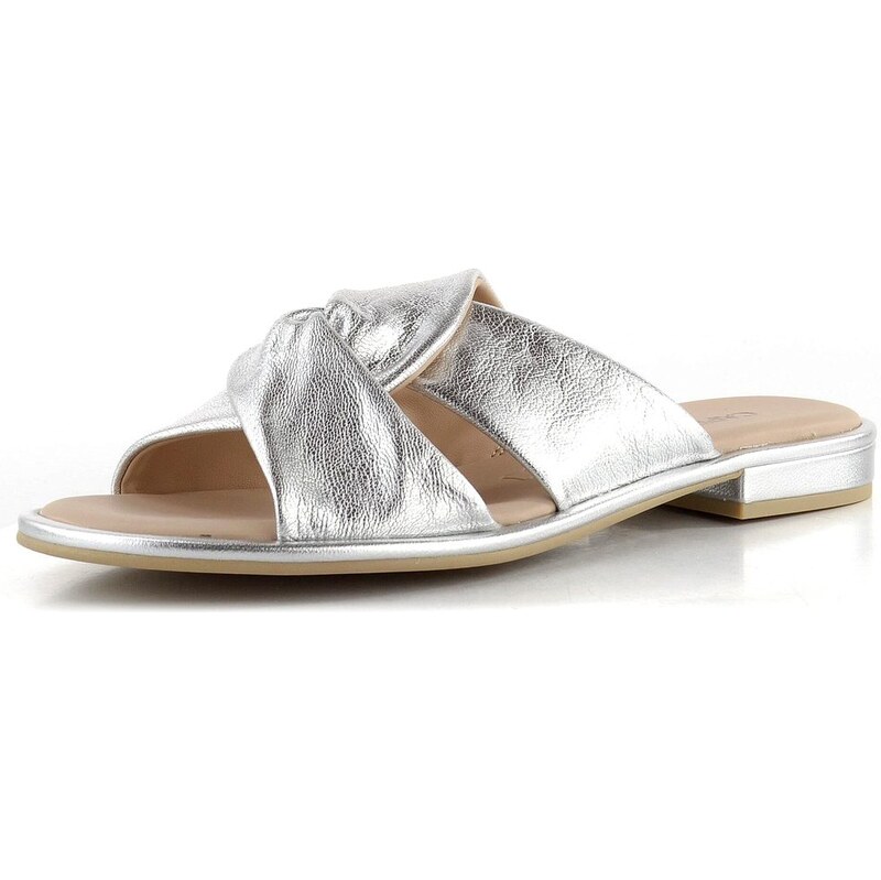 E-shop Caprice metalické šľapky Silver 9-27100-42