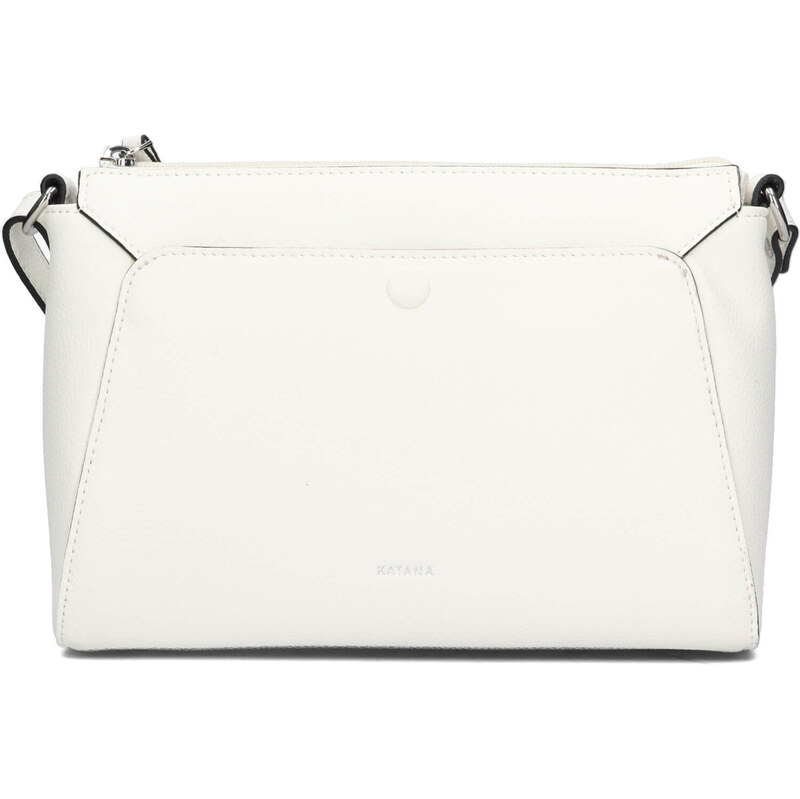Kožená dámska crosbody kabelka Katana Alizée - biela 62988743