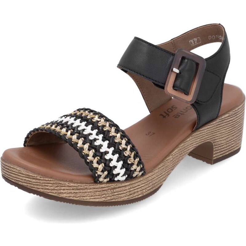 RIEKER Dámske sandále REMONTE D0N58-03 čierna S5 62988581