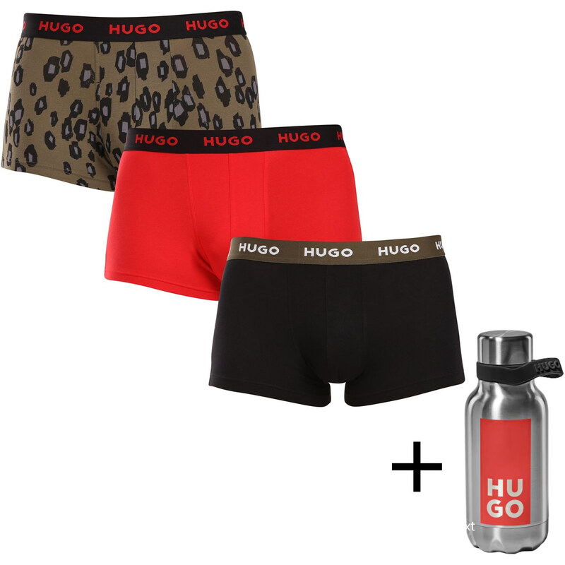 3PACK pánske boxerky HUGO viacfarebné (50517894 981) 60154478