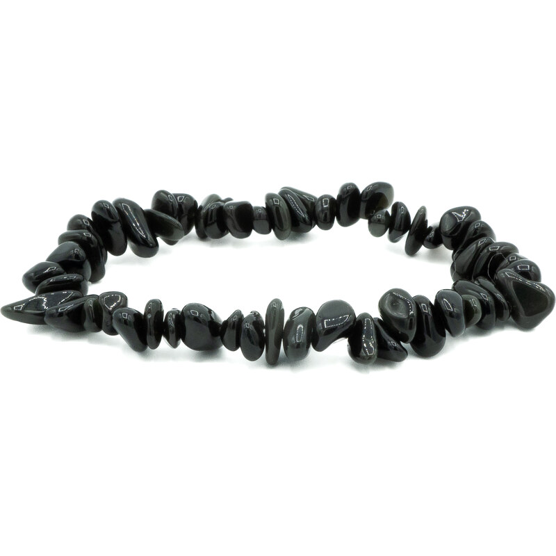 Olivie Náramok ČIERNY ACHÁT sekaný 9303 63406937