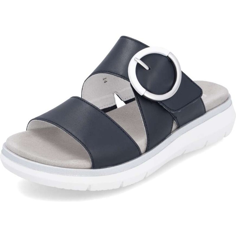 RIEKER Dámske šľapky REMONTE D2K51-14 modrá S5 62990047