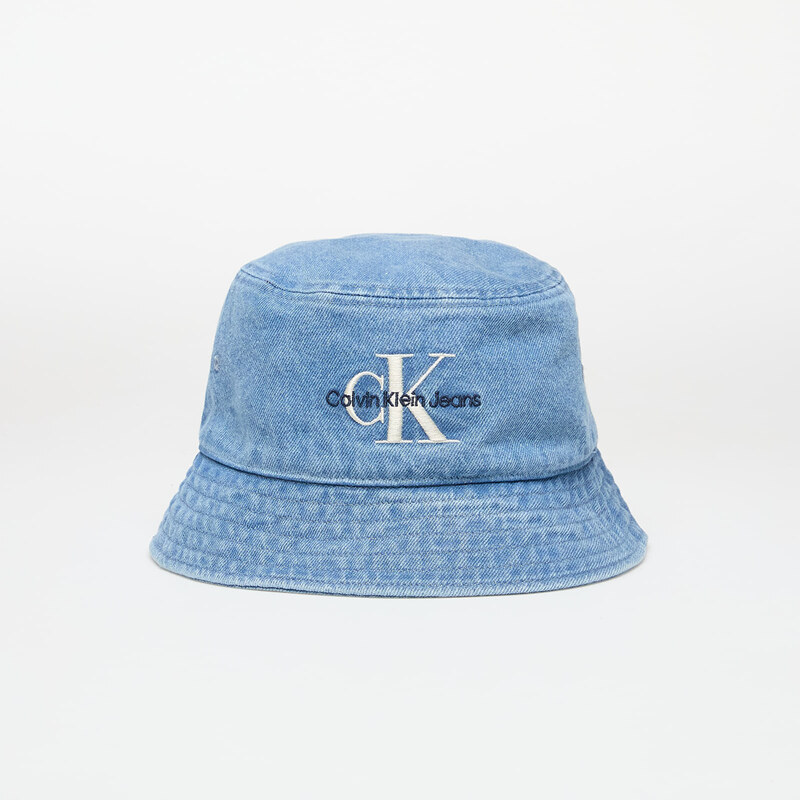 Klobúk Calvin Klein Jeans Mono Logo Denim Bucket Hat Blue Universal 62990316