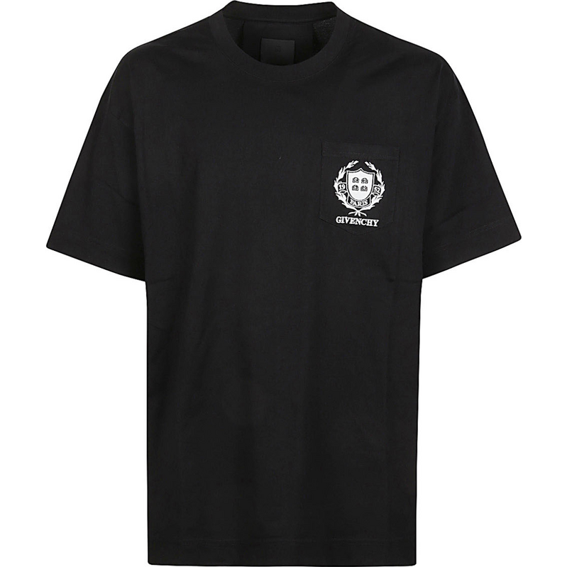 GIVENCHY Pocket Crew Black tričko 62990351
