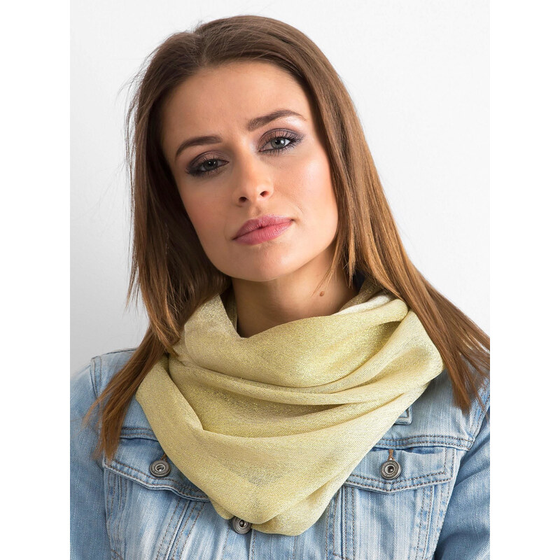 BASIC Zlatá dámska šatka AT-KM-BF48021.31P-gold 18762253
