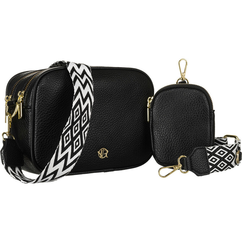 Rovicky čierna crossbody kabelka s malou peňaženkou R-KP-08-F19 52671052