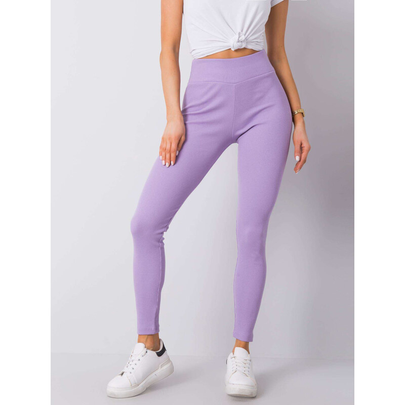 BASIC Svetlo fialove legíny so širokým pásom RV-LG-6379.11X-light 23608934