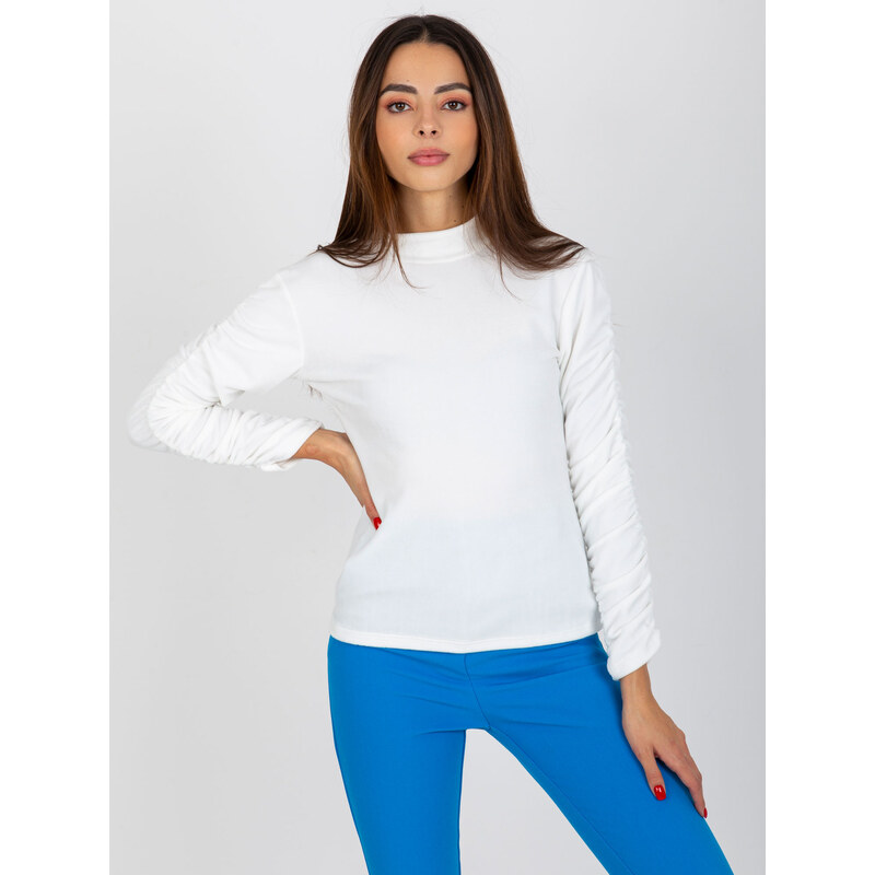 RUE PARIS Smotanový tenký rolák -RP-BZ-8181.81P-ecru 57951030