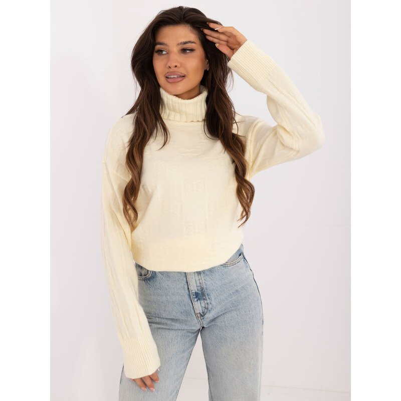 ITALY MODA Svetložltý rolák so vzormi AT-SW-2342-1.35-light yellow 57956127