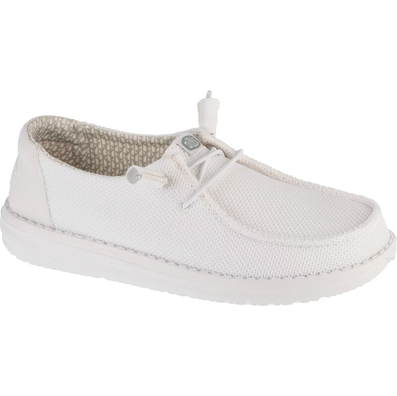 Biele dámske mokasíny Hey Dude Wendy Stretch Sox 41878-100 65151818