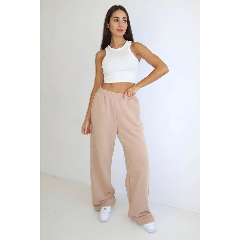 Mosquito Dámske tepláky Verve Beige béžové, Farba béžová 62991985