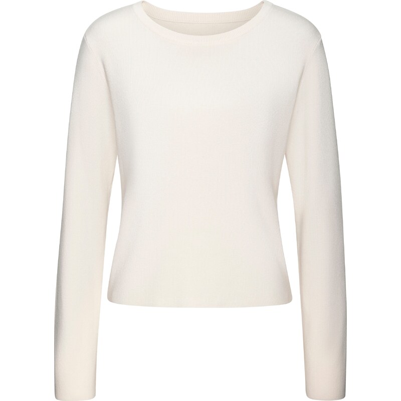 LASCANA Sveter krémová 63156513