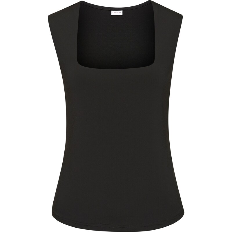 LASCANA Top čierny denim 62994640