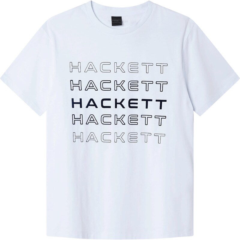 Hackett London Tričko čierna / biela 63067910