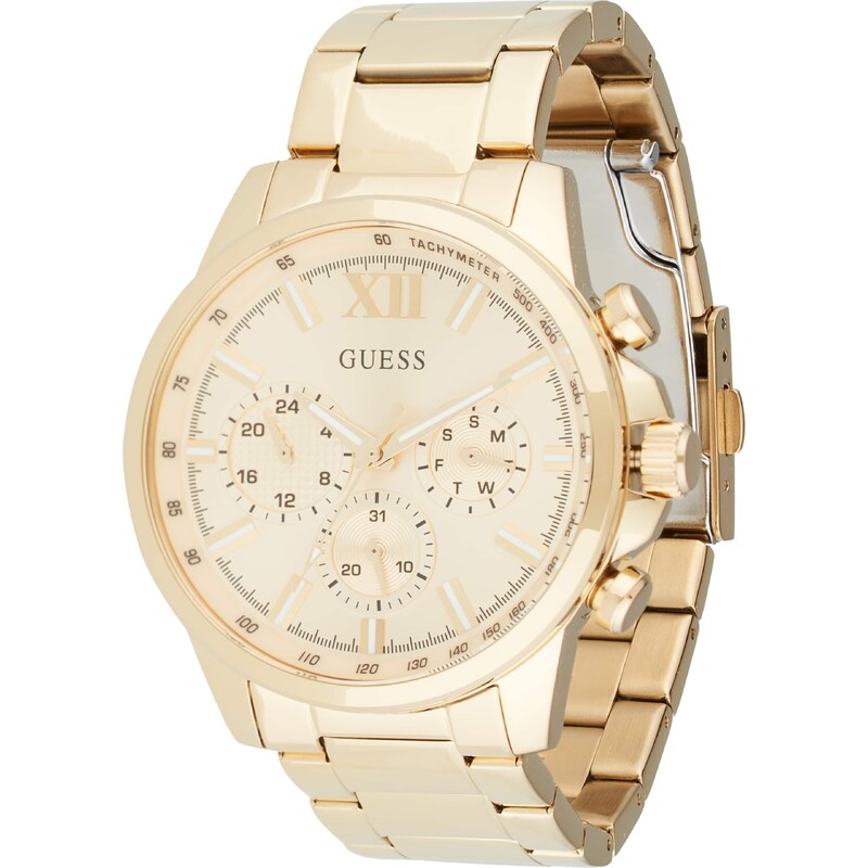 GUESS Analógové hodinky WALKER zlatá 63116421