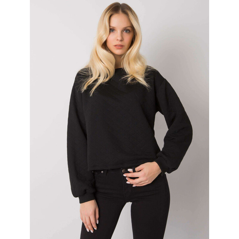 BASIC FEEL GOOD Čierna dámska prešívaná mikina RV-BL-7446.99-black 29265578