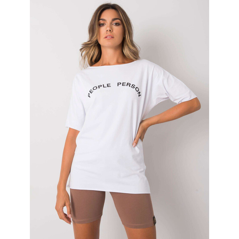 BASIC Biele dámske tričko s nápisom -em-BZ-116.25P-white 25879269