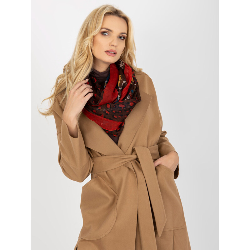 BASIC Šatka s motívmi - hnedá AT-KM-K241239.19 35584617
