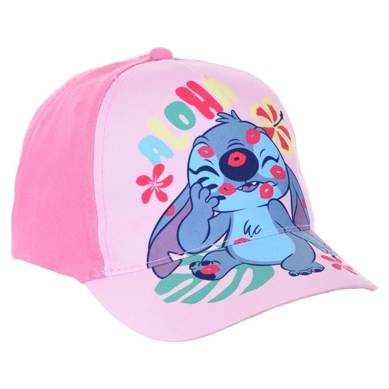 LILO AND STITCH Svetloružová dievčenská šiltovka Disney Stitch 65151817